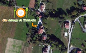 Gîte Auberge Edelweiss, plan d'accés